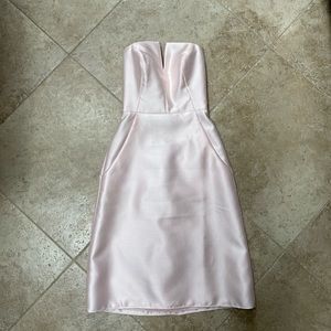 ALFRED SUNG light pink dress